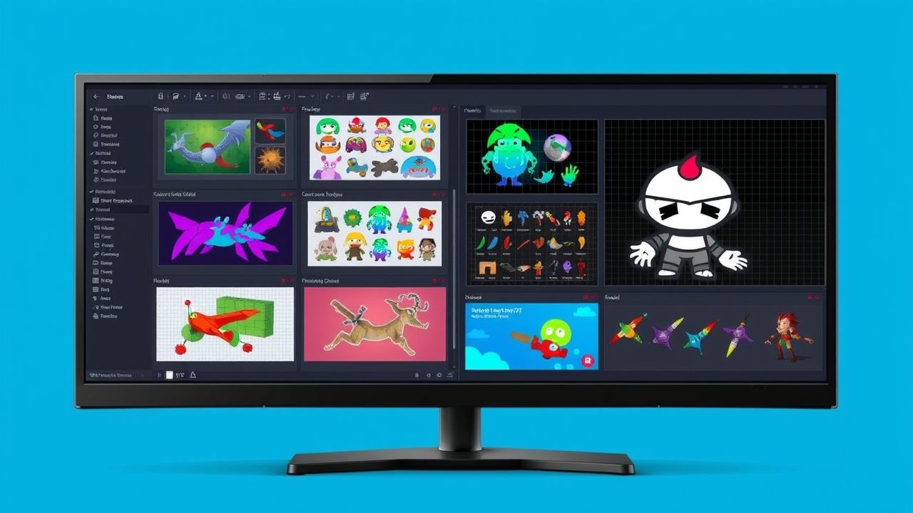 Principais ferramentas para criar gráficos de jogos