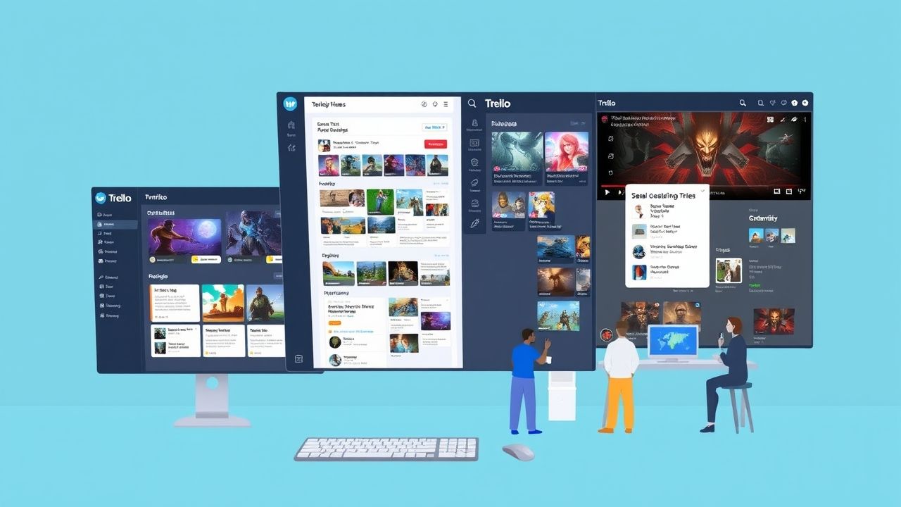 Estudos de caso: jogos que melhoraram seu fluxo com Trello