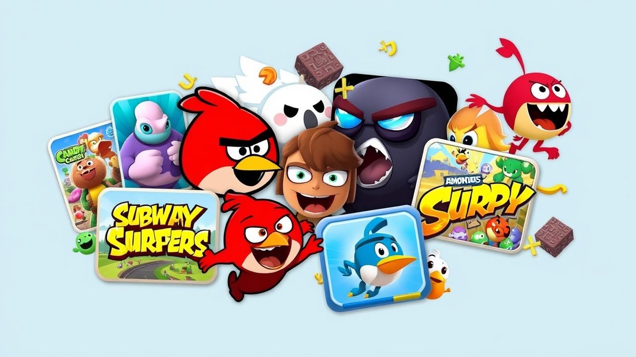 Exemplos de jogos casuais que fizeram sucesso