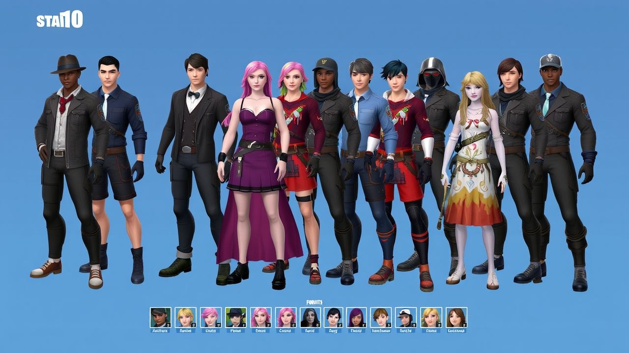 Personalização de personagens no jogo
