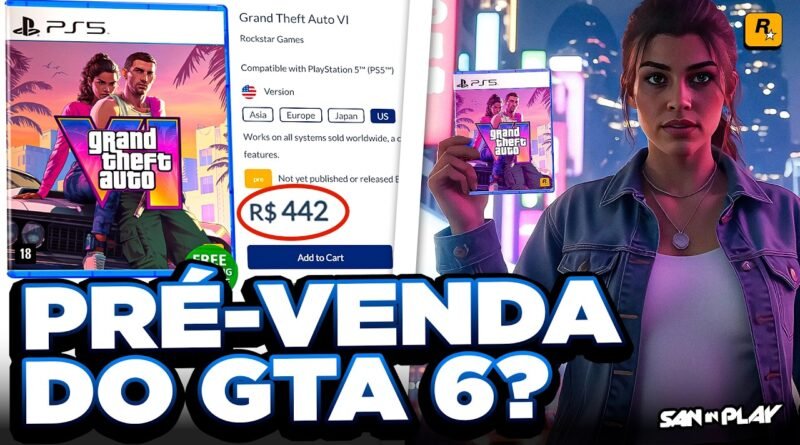 GTA 6 muito mais barato! Pré-venda de PS5 despenca de preço